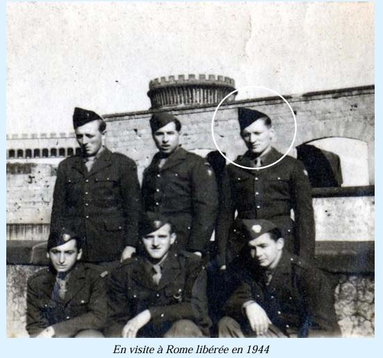 Adolphe Baerst à Rome en 1944