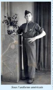 Adolphe Baerst en 1944 sous uniforme américain