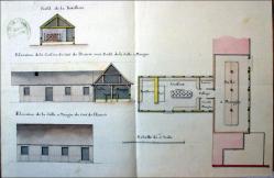 Plan amenagement manoir guntzer en qg militaire