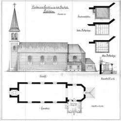 Plans nouvelle sacristie 1898
