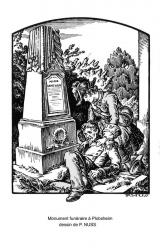 Stèle wilm gravure